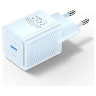 CARGADOR PARED GAN 20W USB-C AZUL VENTION (Espera 4 dias)