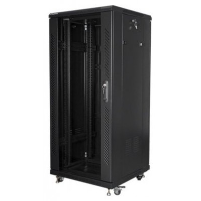 ARMARIO LANBERG RACK 19" 27U 600X600 FLAT PACK BLACK NEGRO