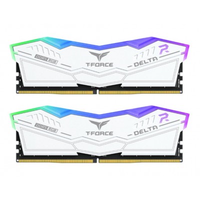 DDR5 TEAMGROUP T-FORCE DELTA RGB 16GB X2 6000 BLANCO