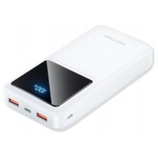 POWER BANK 20000mAh 22.5W BLANCO VENTION (Espera 4 dias)