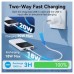 POWER BANK 10000mAh 22.5W + CABLE USB-C/LIGHTNING BLANCO VENTION (Espera 4 dias)