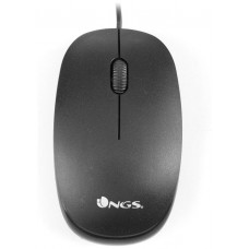 RATON  NGS USB  OPTICAL WIRED MOUSE FLAME BLACK