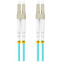 CABLE DE FIBRAOPTICA LANBERG 3M MULTI LC/UPC-LC/UPC DUPLEX OM3 50/125 LSZH  AZUL