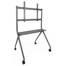 SOPORTE SUELO ISTAND CON RUEDAS 50""-86"" NEGRO TOOQ (Espera 4 dias)