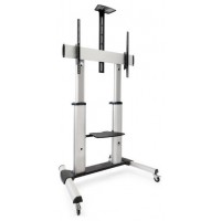 SOPORTE SUELO 60""-100"" PLATA TOOQ (Espera 4 dias)