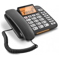 TELEFONO GIGASET DL580 NEGRO ANALOGICO IDENTIFICADOR LLAMADAS