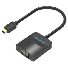 CONVERSOR MINI DISPLAYPORT/M A VGA/H NEGRO VENTION (Espera 4 dias)