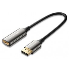 CONVERSOR DISPLAYPORT/M A HDMI/H 0.25 M 8K NEGRO VENTION (Espera 4 dias)