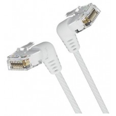 CABLE DE RED LATIGUILLO ACODADO RJ45 UTP CAT6A AWG32 0.5 M BLANCO VENTION (Espera 4 dias)