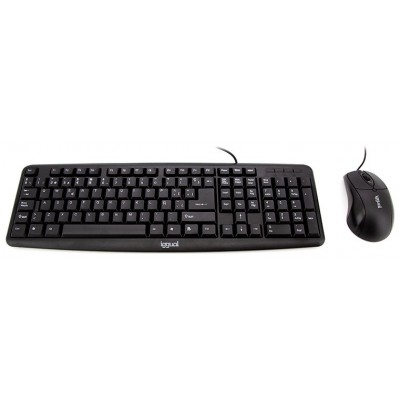 iggual Kit teclado y ratón COM-CK-BASIC negro