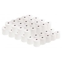 Pack 50 rollos papel térmico sin BPA 80X80mm