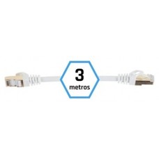 iggual Latiguillo CAT7 SFTP LSZH 3 metros blanco