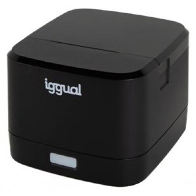 iggual Impresora térmica TP EASY 58 USB+RJ11 negra