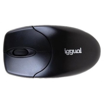 iggual Ratón inalámbrico WOM-BASIC2-1000DPI negro