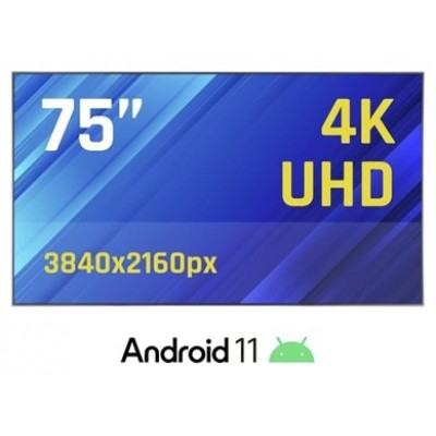 iggual Pantalla señalización 4K 75" Alto Brillo