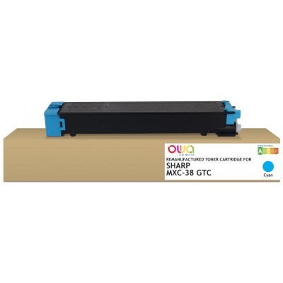 ARMOR toner OWA para SHARP MXC38GTC C 10K