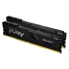 MEMORIA KINGSTON FURY BEAST BLACK DDR4 32GB (KIT 2) 3200MHZ  CL16   1GX8   - KF432C16BB1K2/32 (Espera 4 dias)