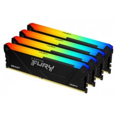 Kingston Technology FURY Beast RGB módulo de memoria 64 GB 4 x 16 GB DDR4 3200 MHz (Espera 4 dias)