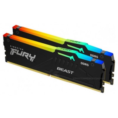 DDR5 KINGSTON 2X16GB 5200 FURY BEAST RGB