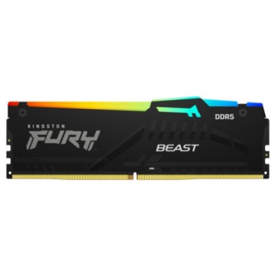 Kingston Technology FURY Beast RGB módulo de memoria 32 GB 1 x 32 GB DDR5 5600 MHz (Espera 4 dias)