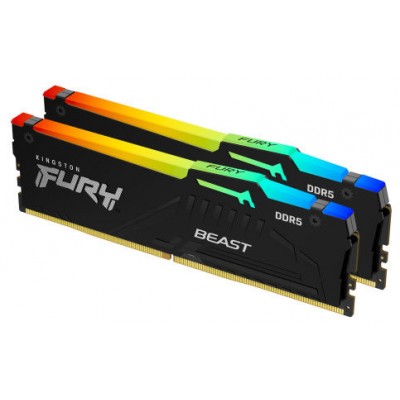 Kingston Technology FURY Beast RGB módulo de memoria 32 GB 2 x 16 GB DDR5 6000 MHz (Espera 4 dias)