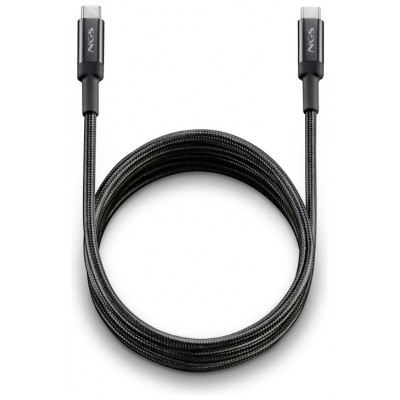 CABLE USB-C A USB-C 2 M KNOT 100W-2 NEGRO NGS (Espera 4 dias)