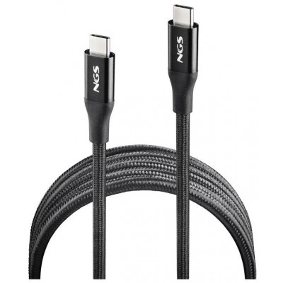 CABLE USB-C A USB-C 3 M KNOT 240W-2 NEGRO NGS (Espera 4 dias)