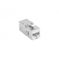 ADAPTADOR LANBERG CAT6 FTP HEMBRA THRU KEYSTONE RJ45 A RJ45, 90 GRADOS