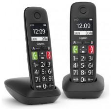 Gigaset E290 Duo Teléfono DECT/analógico Identificador de llamadas Negro (Espera 4 dias)