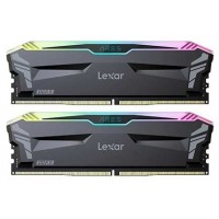 LEXAR MEMORIA ARES DDR5 32GB (2X16GB)   6400 CL32 1.4V  HEATSINK  RGB DUAL PACK BLACK  LD5EU016G-R6400GDLA (Espera 4 dias)