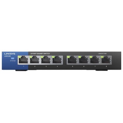 SWITCH GIGABIT LINKSYS LGS108-EU-RTL NO GESTIONABLE 8