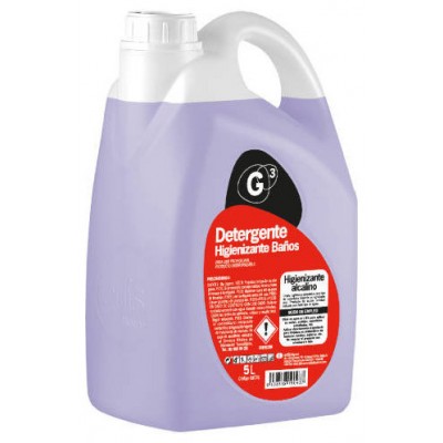 DETERGENTE HIGIENIZANTE BAÑOS 5 LITROS G3 LI192 (Espera 4 dias)