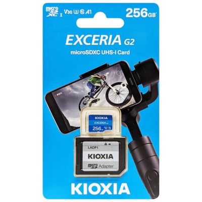 MICRO SD KIOXIA 256GB EXCERIA G2 W/ADAPTOR