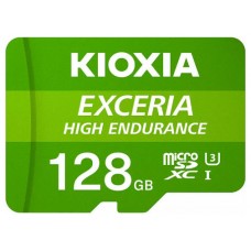MICRO SD KIOXIA 128GB EXCERIA HIGH ENDURANCE UHS-I C10 R98 CON ADAPTADOR