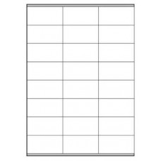 CAJA 100 HOJAS ETIQUETAS BLANCAS CON MÁRGENES-LÁSER/INYECCIÓN DE TINTA/FOTOCOPIADORAS-70X36 MM MEGASTAR LP4MS-7036 (Espera 4 dias)
