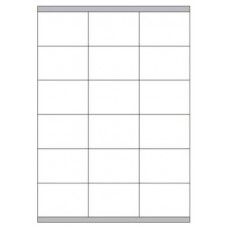 CAJA 100 HOJAS ETIQUETAS BLANCAS CON MÁRGENES-LÁSER/INYECCIÓN DE TINTA/FOTOCOPIADORAS-70X48 MM MEGASTAR LP4MS-7048 (Espera 4 dias)