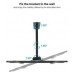 SOPORTE PARED PANTALLAS 32-55 GIRA/INCLI NEGRO TOOQ