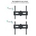 SOPORTE PARED PANTALLAS 32-55 GIRA/INCLI NEGRO TOOQ