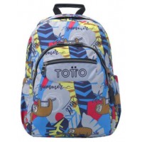 MOCHILA ACUARELES LAZEL (33 X 44 X 14) - 20L TOTTO MA04ECO021-2416N-6YB (Espera 4 dias)