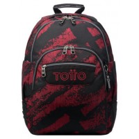 MOCHILA ESCOLAR TIZA ROJA - CRAYOLES TOTTO MA04ECO029-2310N-5C5 (Espera 4 dias)