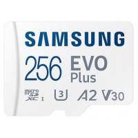 MICRO SD 256 GB EVO+ 1 ADAP. CLASS 10 SAMSUNG (Espera 4 dias)