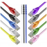 Pack 16 Cables + 4 GRATIS Ethernet CAT6 RJ45 24AWG 1m + 15 Bridas Max Connection (Espera 2 dias)