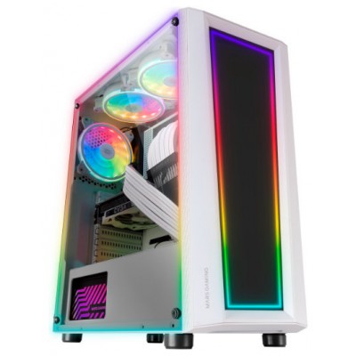 CAJA ATX SEMITORRE GAMING MARS GAMING MC-ART WHITE