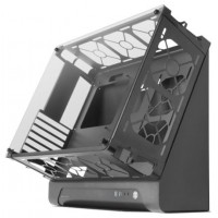 CAJA MICROATX GAMING MARS GAMING MCB BLACK DISENO