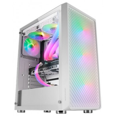 CAJA ATX SEMITORRE GAMING MARS GAMING MC-F WHITE