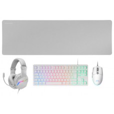 KIT COMBO PACK MCPRGB3 BLANCO MARS GAMING (Espera 4 dias)