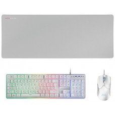 KIT COMBO PACK 3EN1 RGB MCPWX BLANCO MARS GAMING (Espera 4 dias)