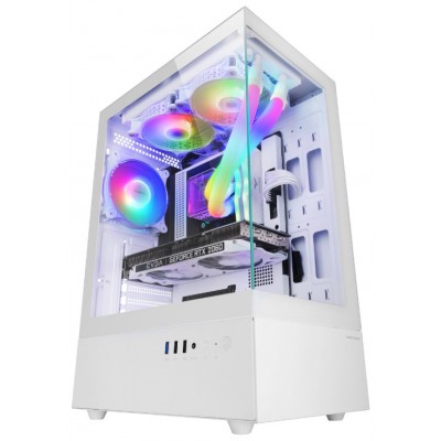 CAJA SEMITORRE ATX MC-XO FRGB BLANCO MARS GAMING (Espera 4 dias)