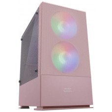 CAJA MICROATX GAMING MARS GAMING MCZ PINK FRONTAL MESH