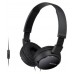 HEADSET SONY MDR-ZX110AP DIADEMA PLEGABLE COLOR NEGRO
